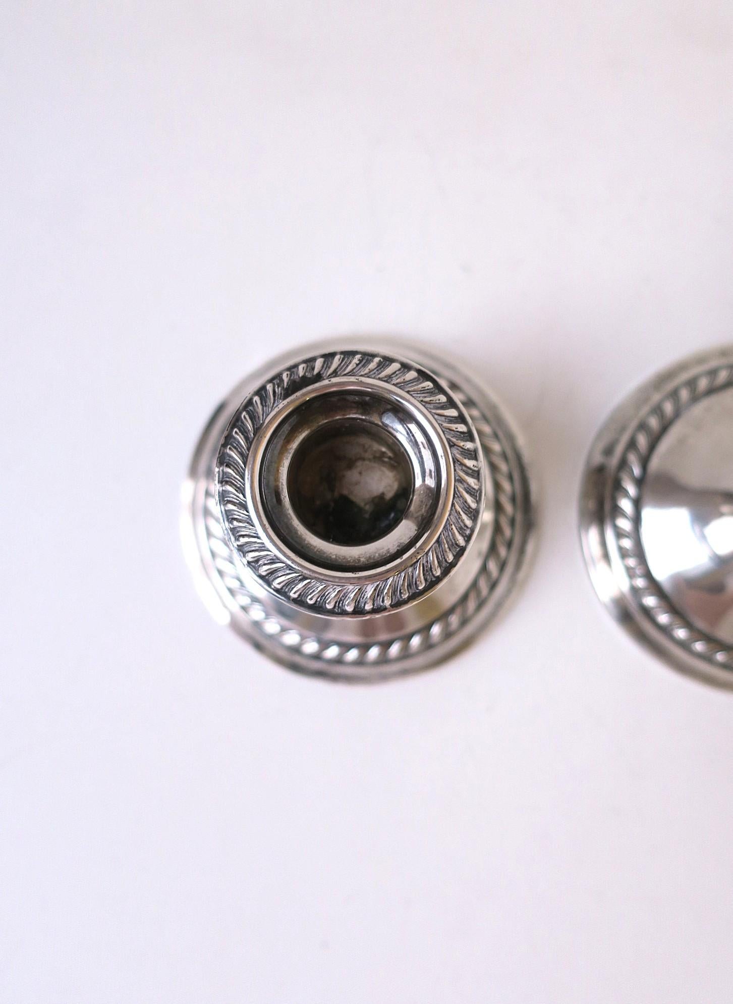 Portacandele in argento sterling, Gorham, Coppia in vendita 3