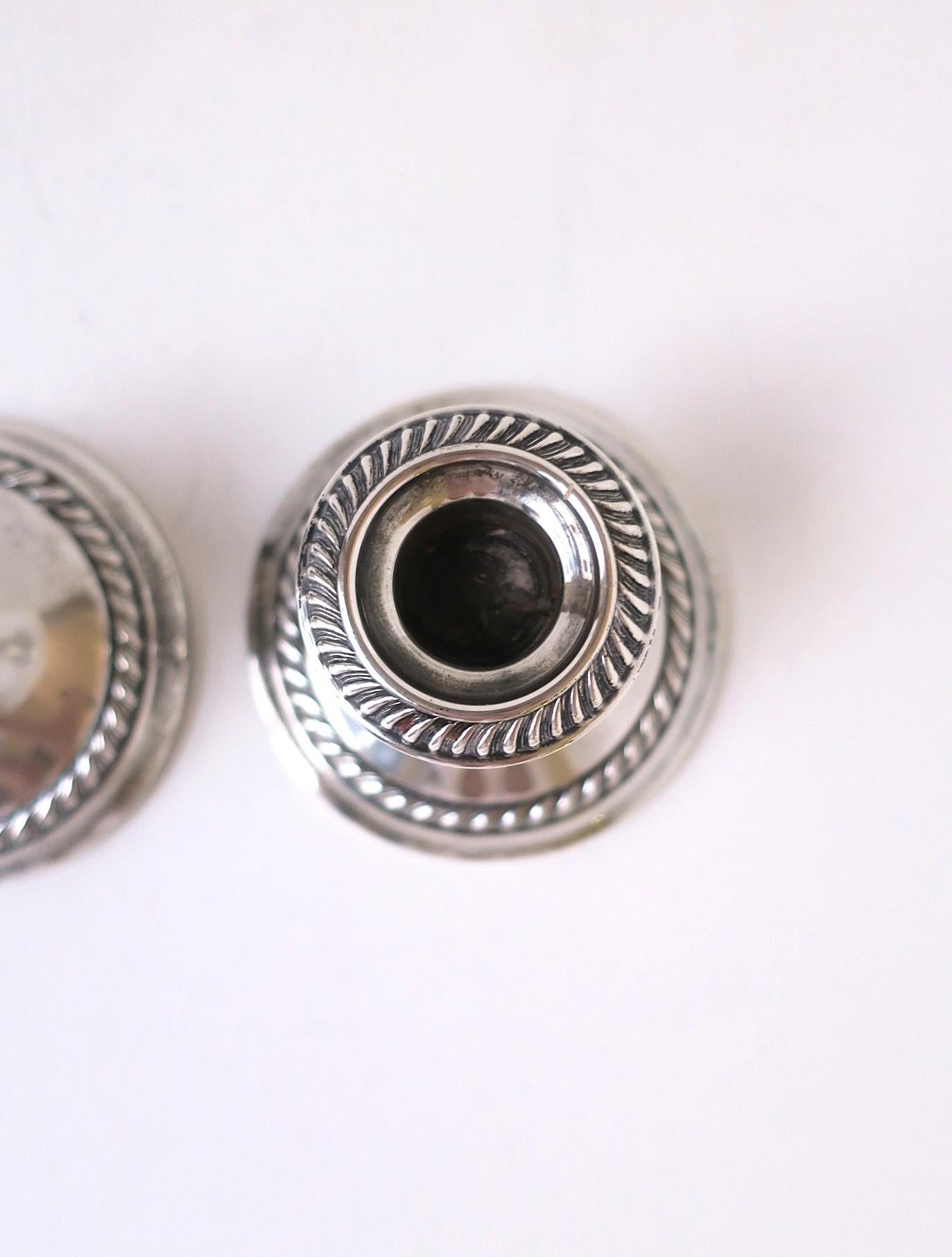 Portacandele in argento sterling, Gorham, Coppia in vendita 4