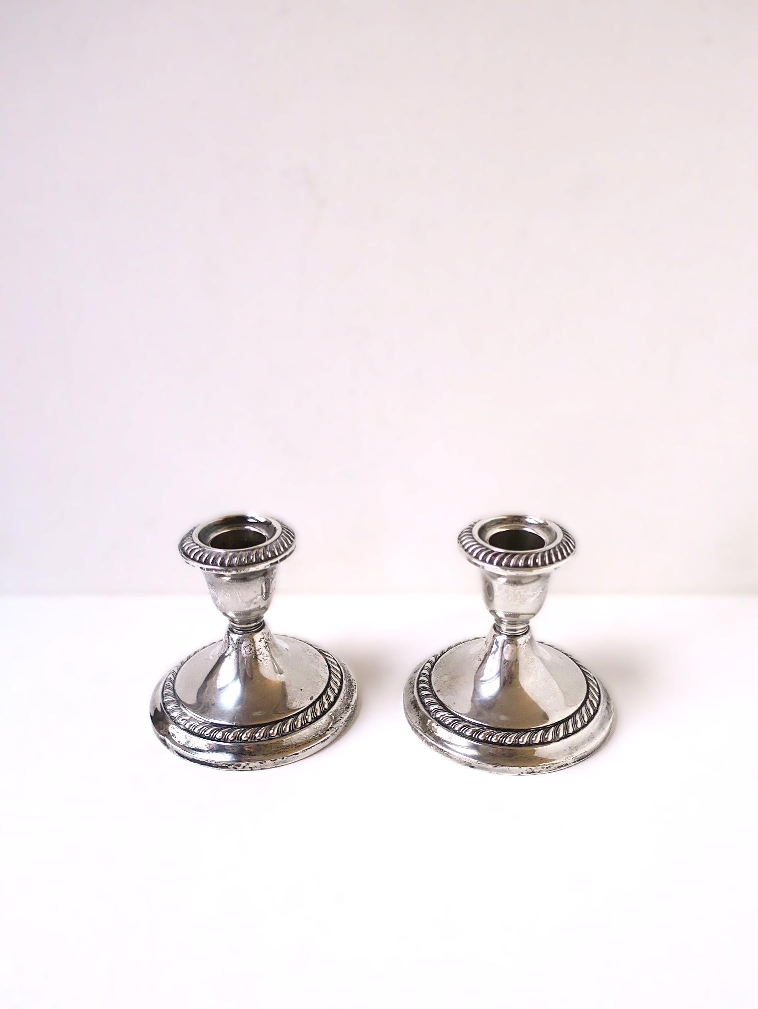 Classico americano Portacandele in argento sterling, Gorham, Coppia in vendita