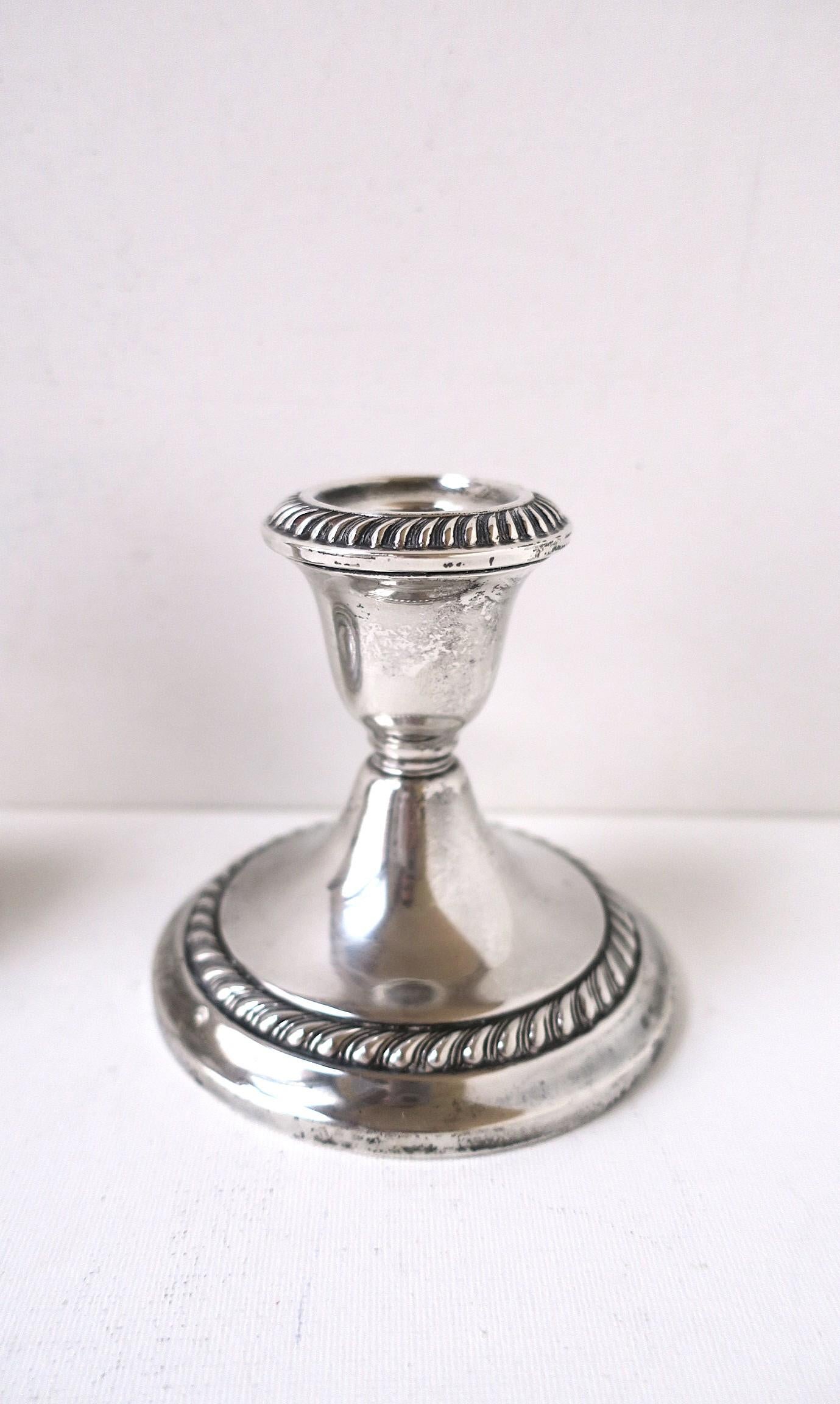 Portacandele in argento sterling, Gorham, Coppia in vendita 1