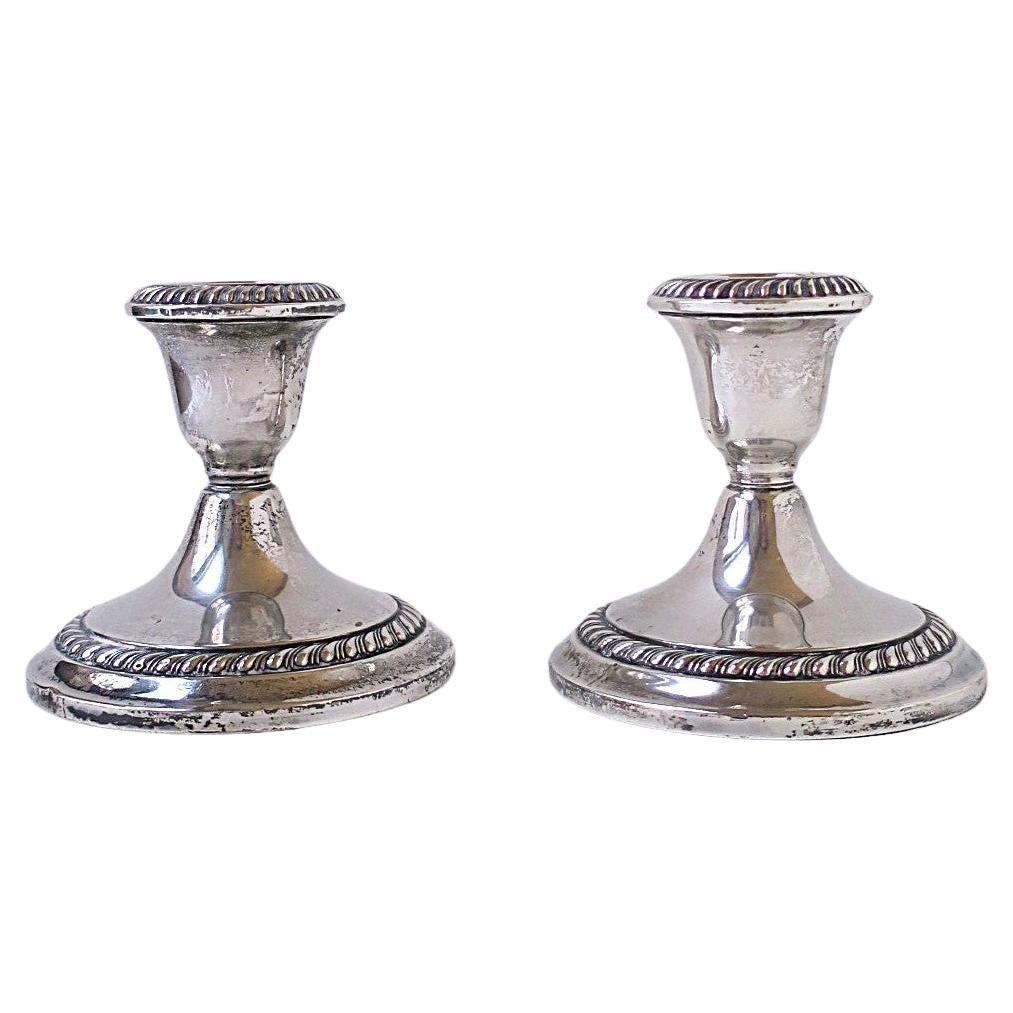 Portavelas de plata de ley, Gorham, Pareja