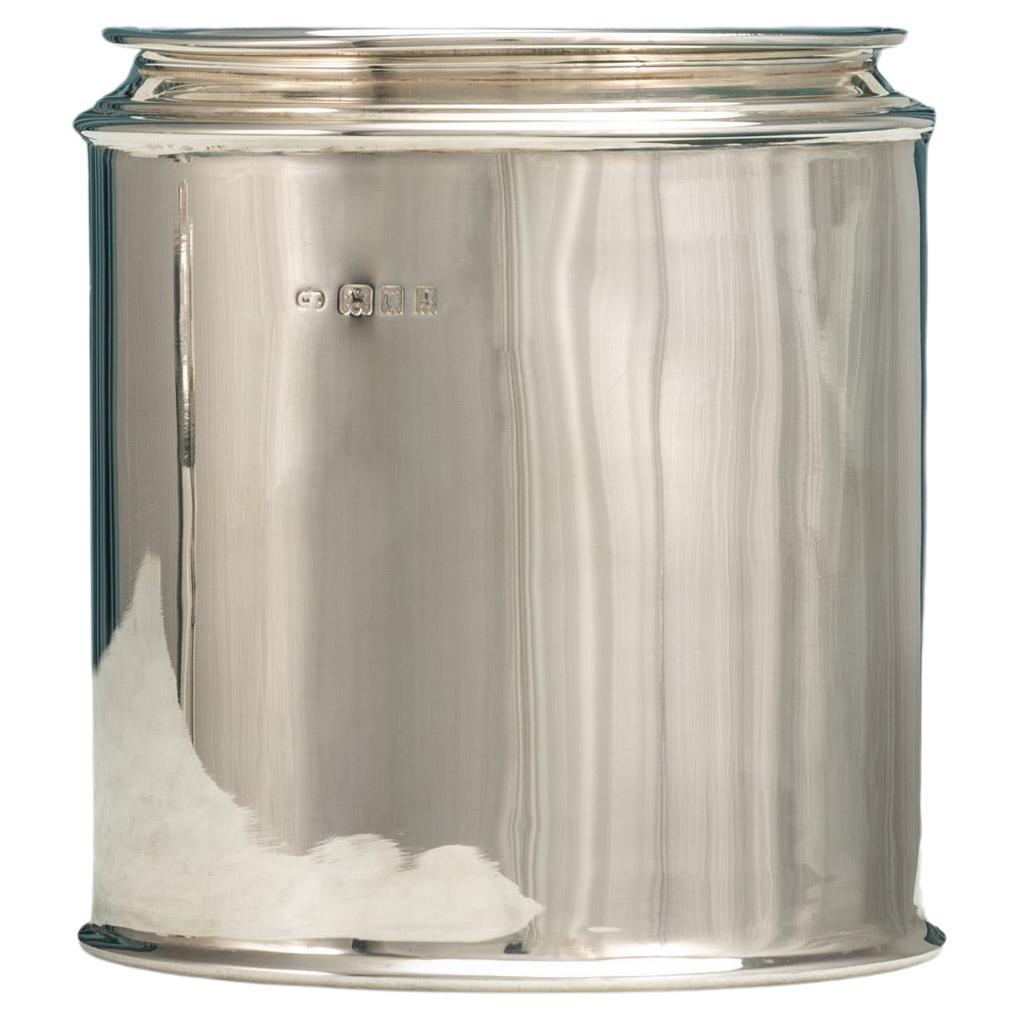 Sterling Silver Canister, Hallmarked London 1922
