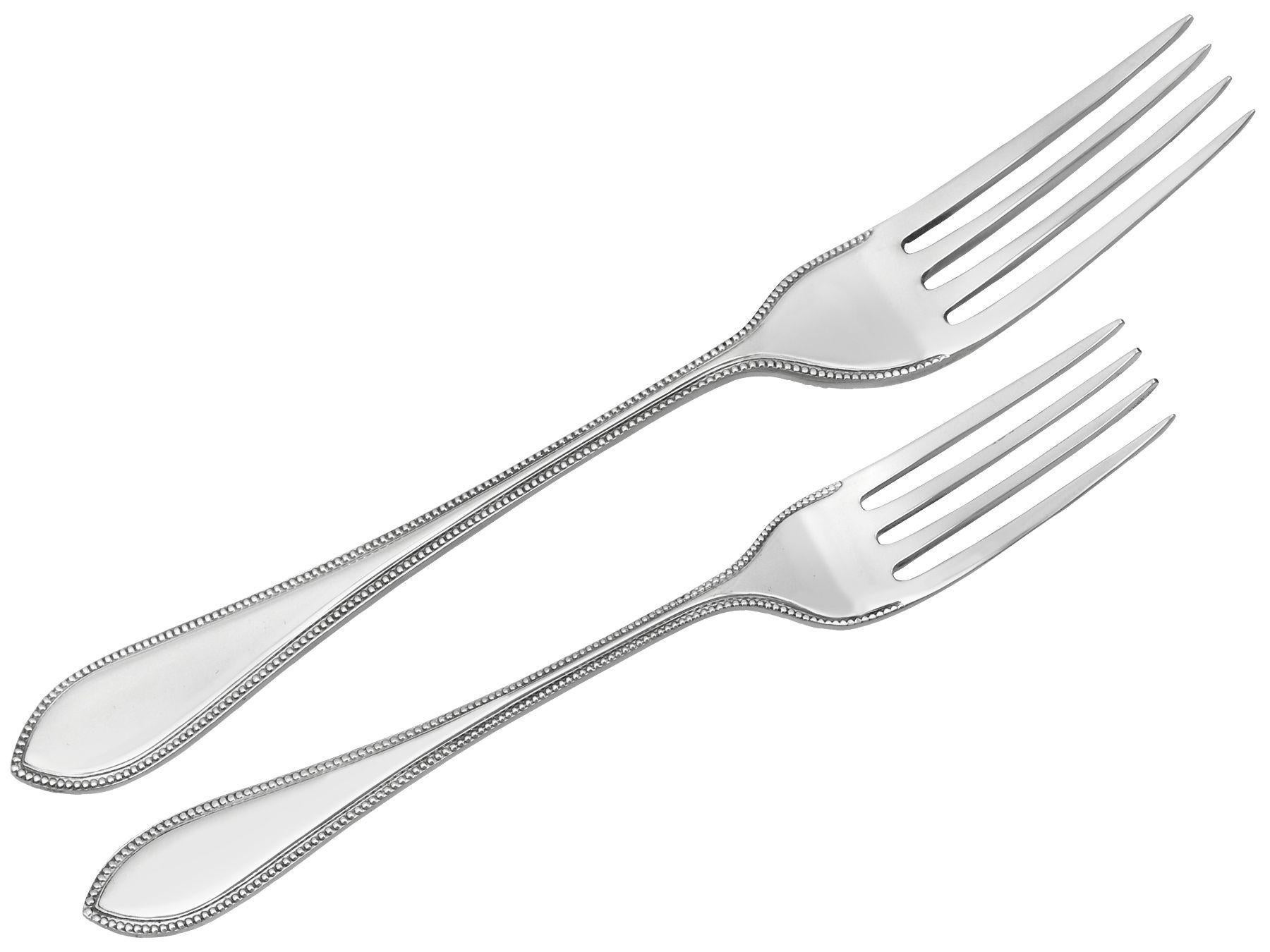 Sterling Silver Canteen of Cutlery for Eight Persons 2