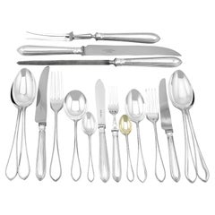 Sterling Silver Canteen of Cutlery for Eight Persons