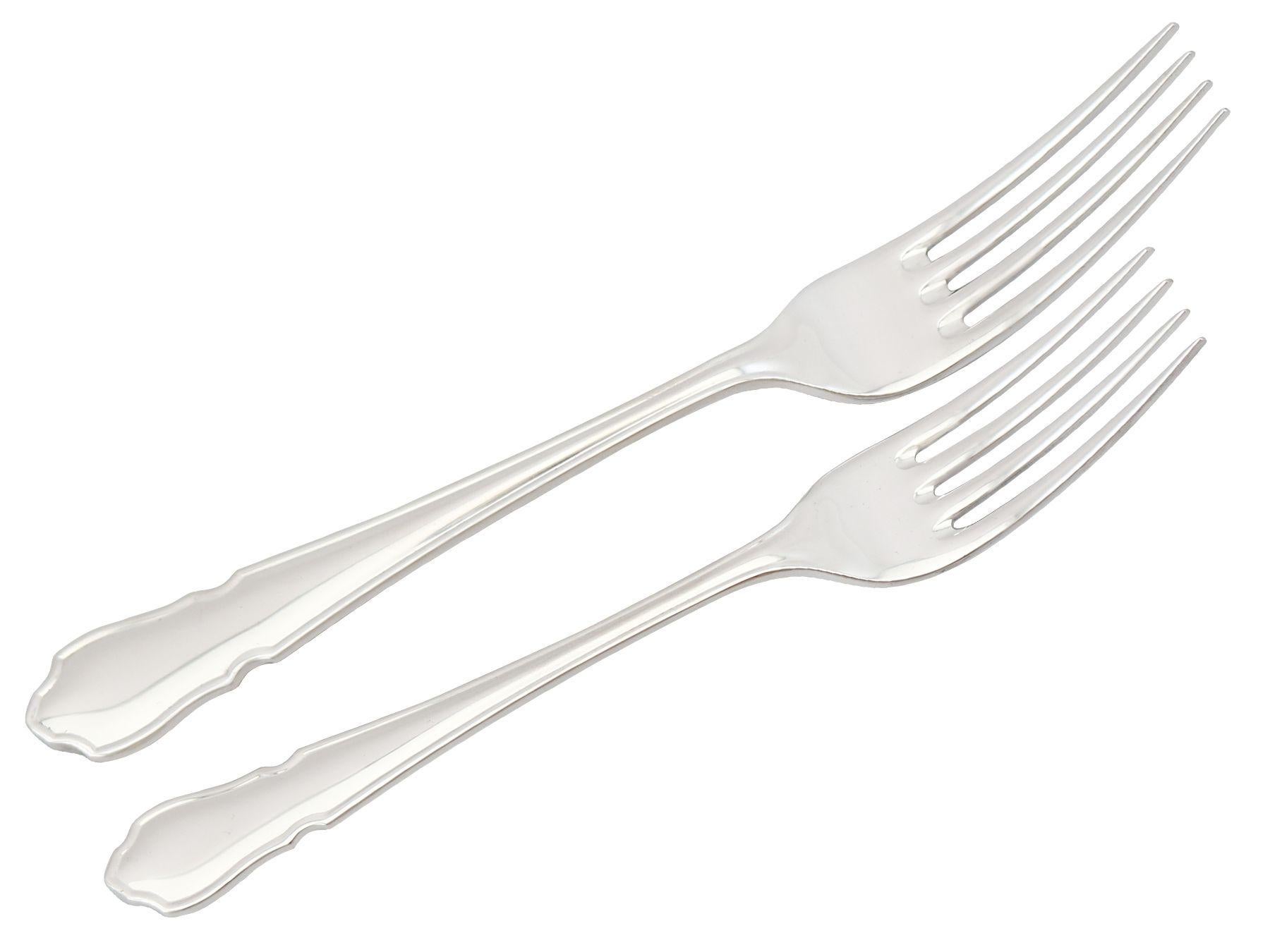 Sterling Silver Canteen of Cutlery for Six Persons, 2002 1