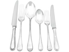 Sterlingsilber-Besteck für zwölf Personen von Francis Higgins III