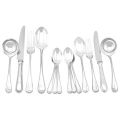 Plateau de service en argent sterling pour douze personnes par Francis Higgins III