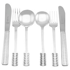 Sterling Silver Canteen of Cutlery for Twelve Persons