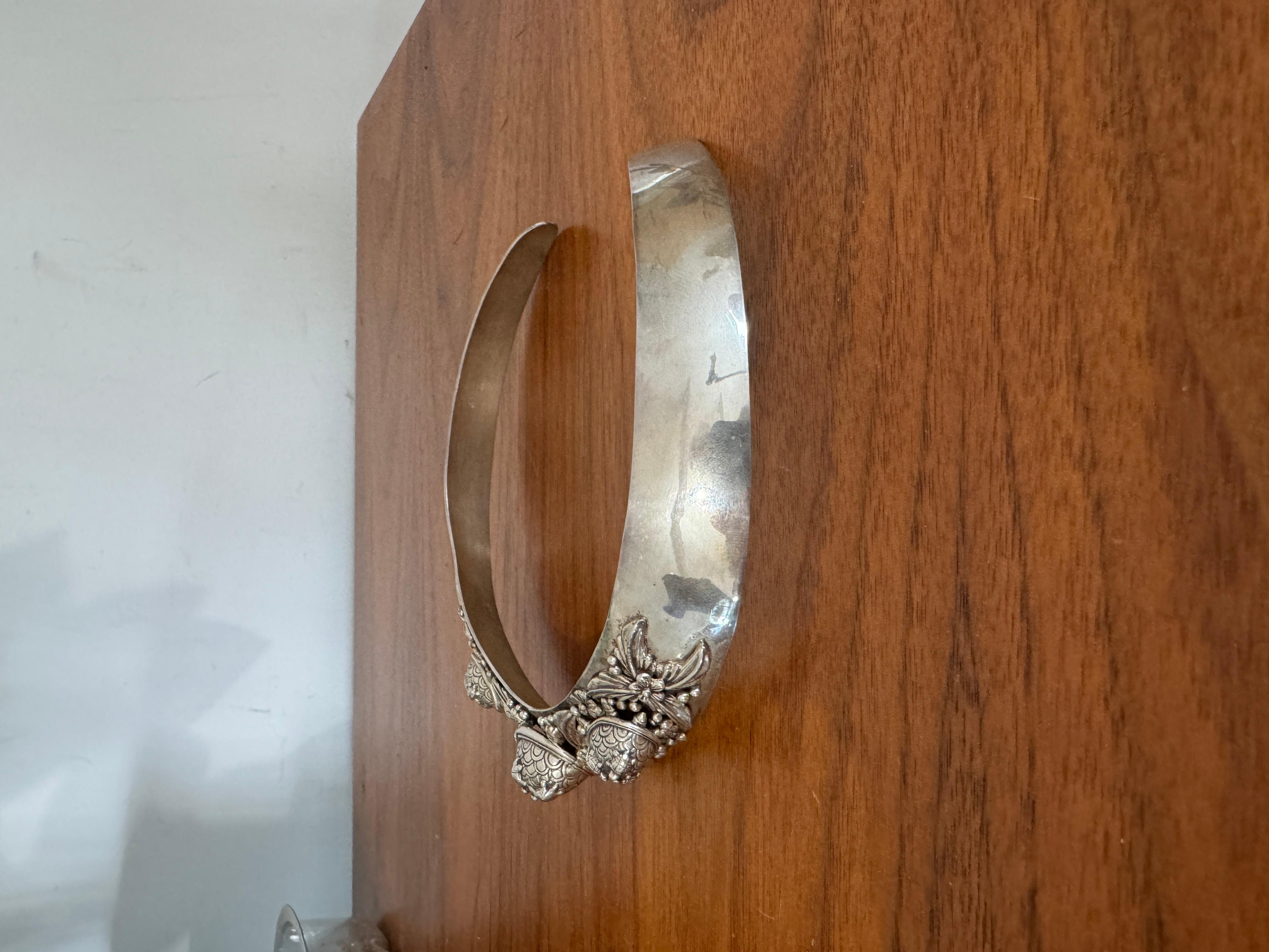 da uomo o donna Collana a girocollo in argento Carol Felley 1990 in vendita