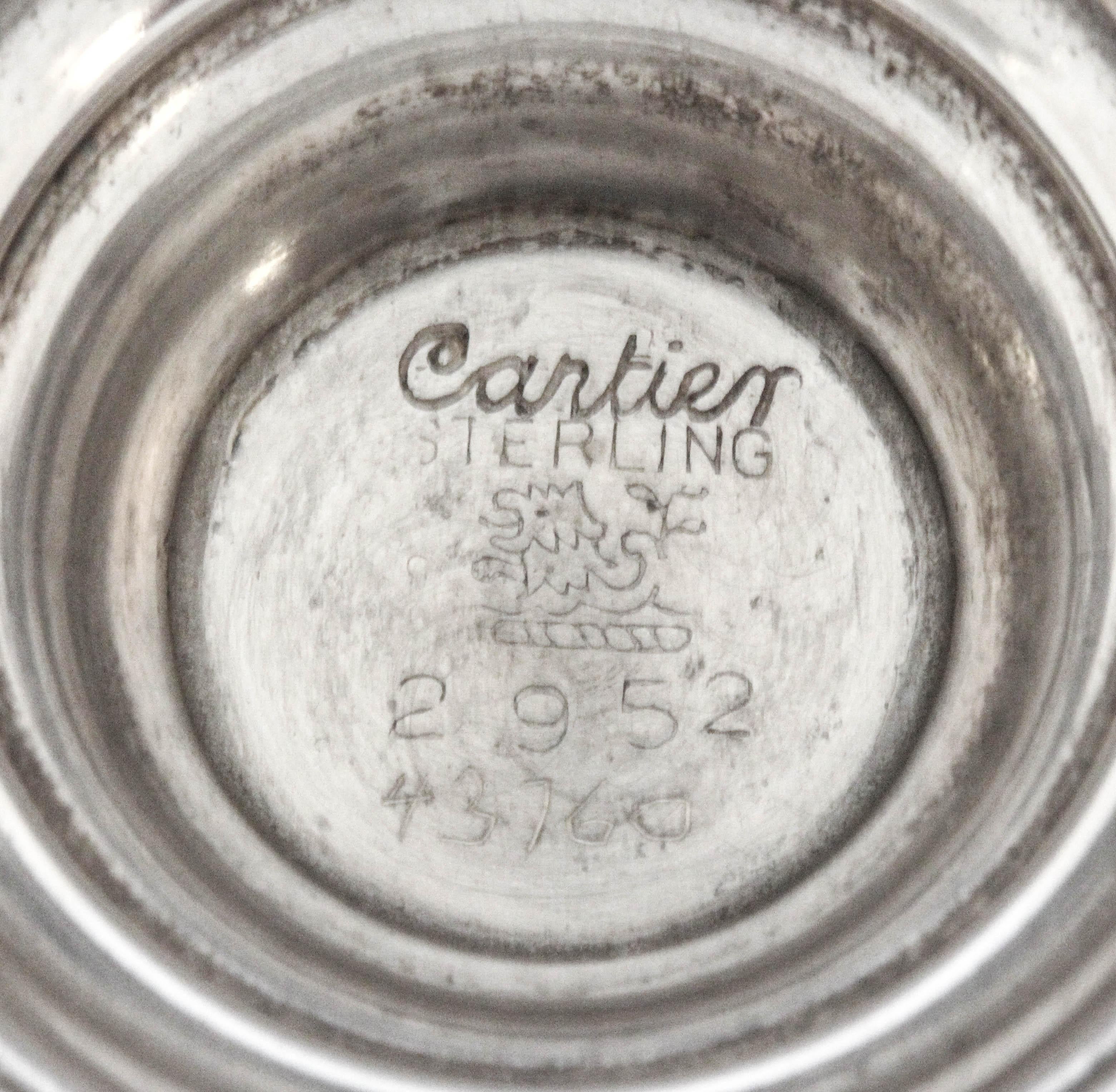 Argento 925 Sterling Silver Cartier Salt Shaker in vendita