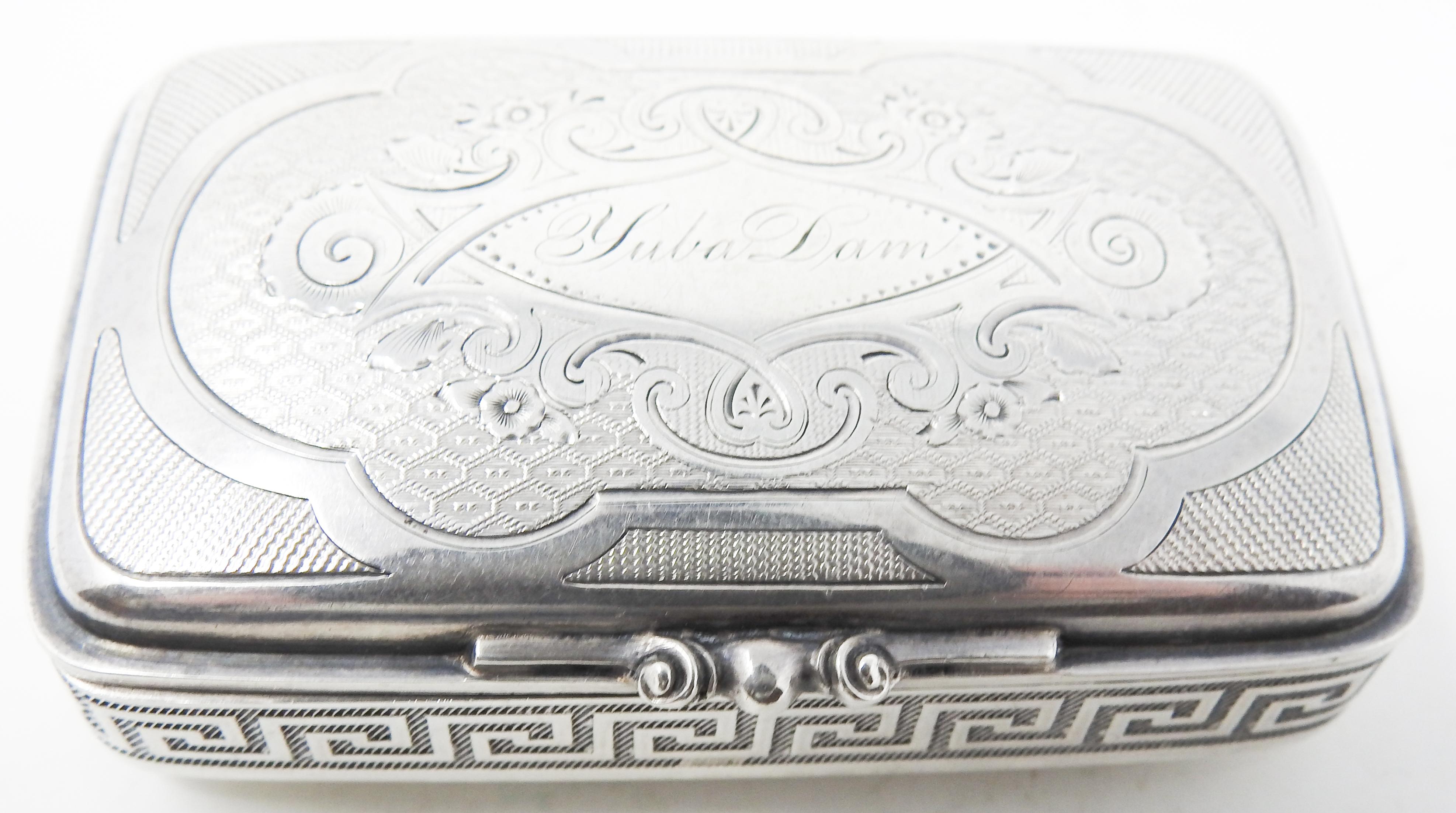 Art Deco Sterling Silver Case For Sale