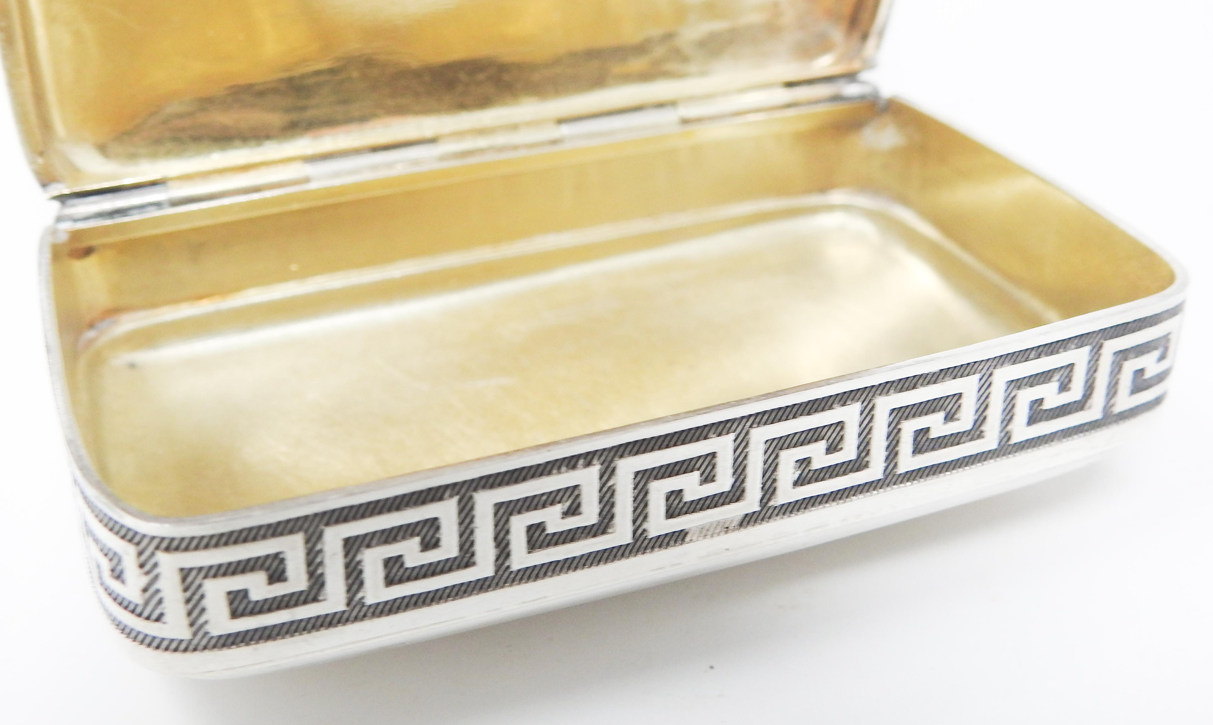 Metalwork Sterling Silver Case For Sale