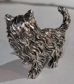 Gatto in argento sterling