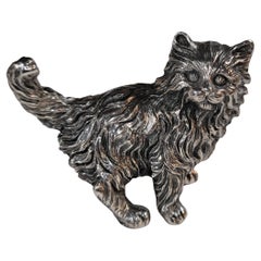 Gatto in argento sterling