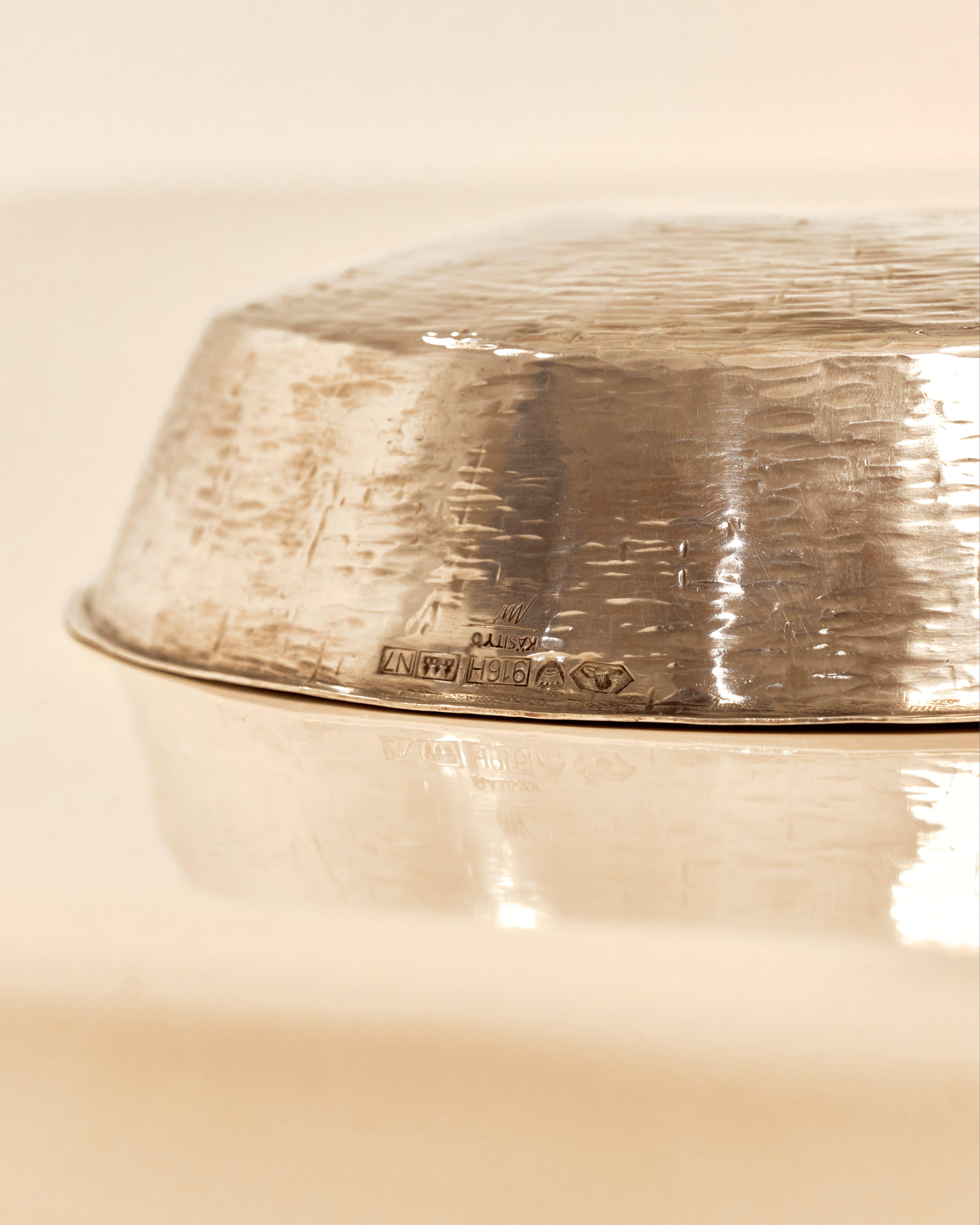 Sterling Silver Catchall Bowl by Tapio Wirkkala In Good Condition For Sale In Brooklyn, NY