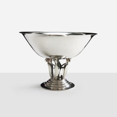 Schale aus Sterlingsilber von Johan Rohde für Georg Jensen