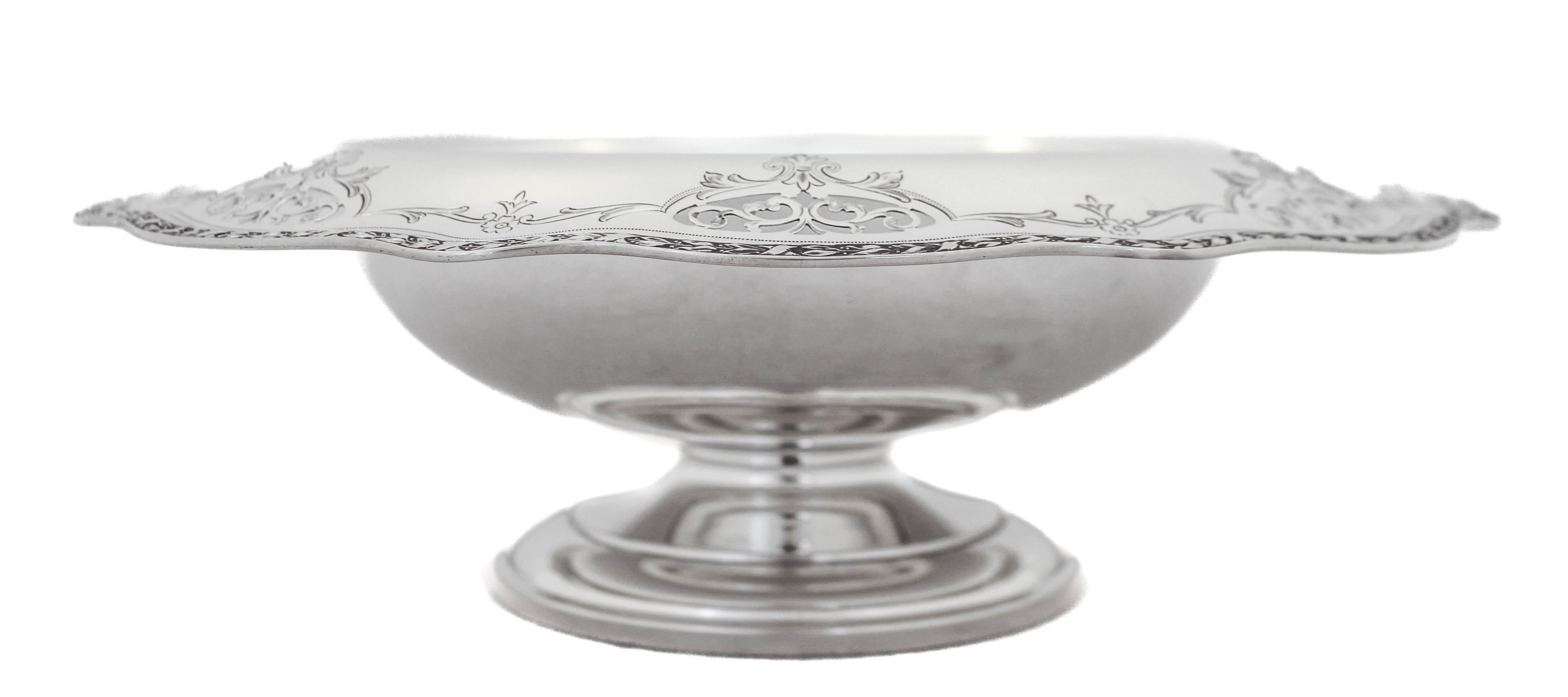 American Sterling Silver Centerpiece Bowl For Sale