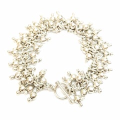 Sterling Silver Cha-Cha Fringe Bead Bracelet