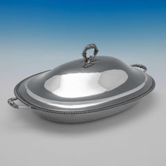 Plato de plata de ley de Jorge III, Burwash & Sibley, Londres, 1807