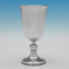 Queen Anne Period Antique Sterling Silver Chalice Hallmarked in 1705