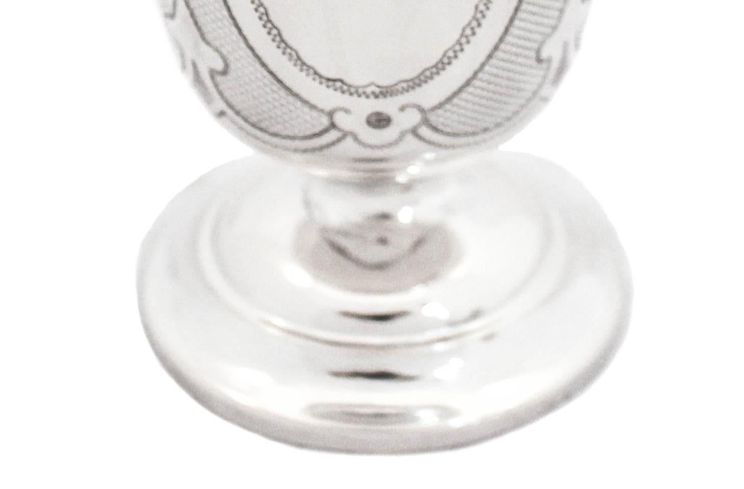Fine XIX secolo Calice in argento sterling in vendita