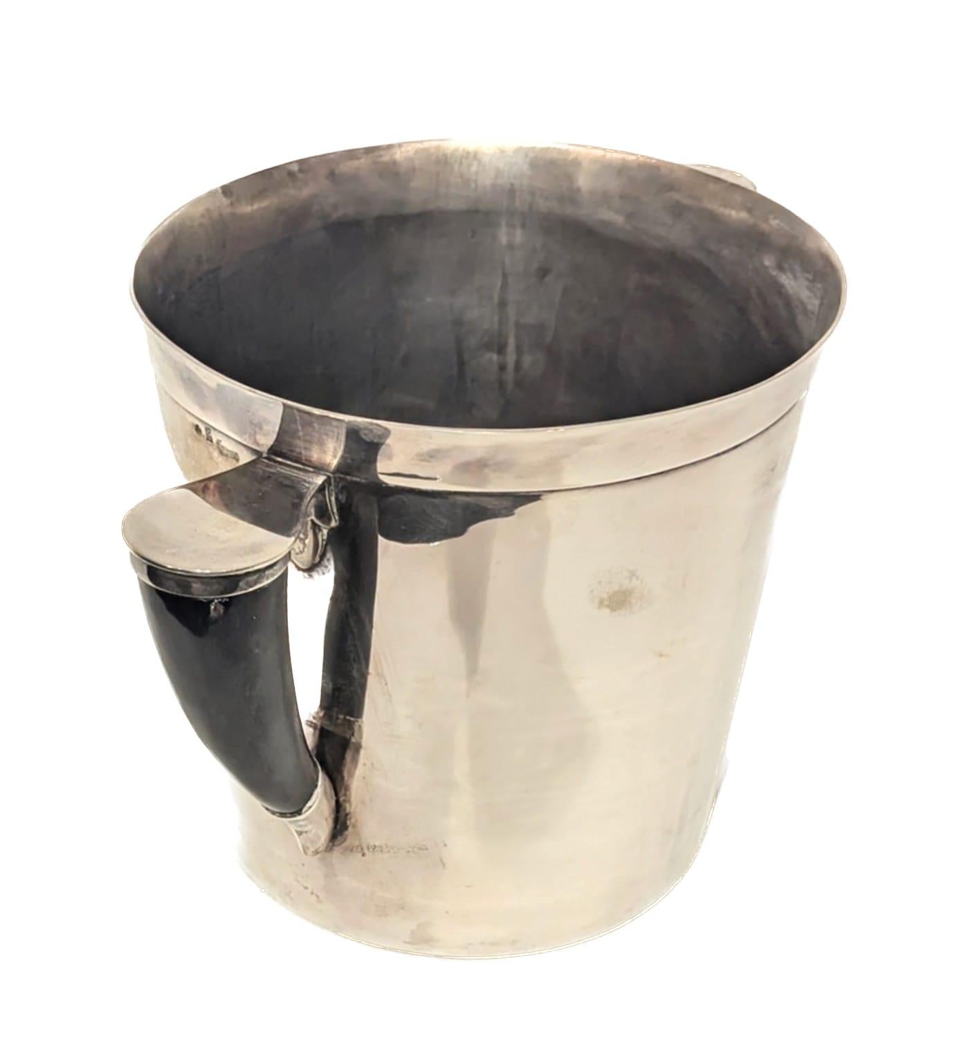 Argentine Sterling Silver Champagne Ice Bucket For Sale