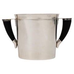 Cubitera para champán de plata de ley