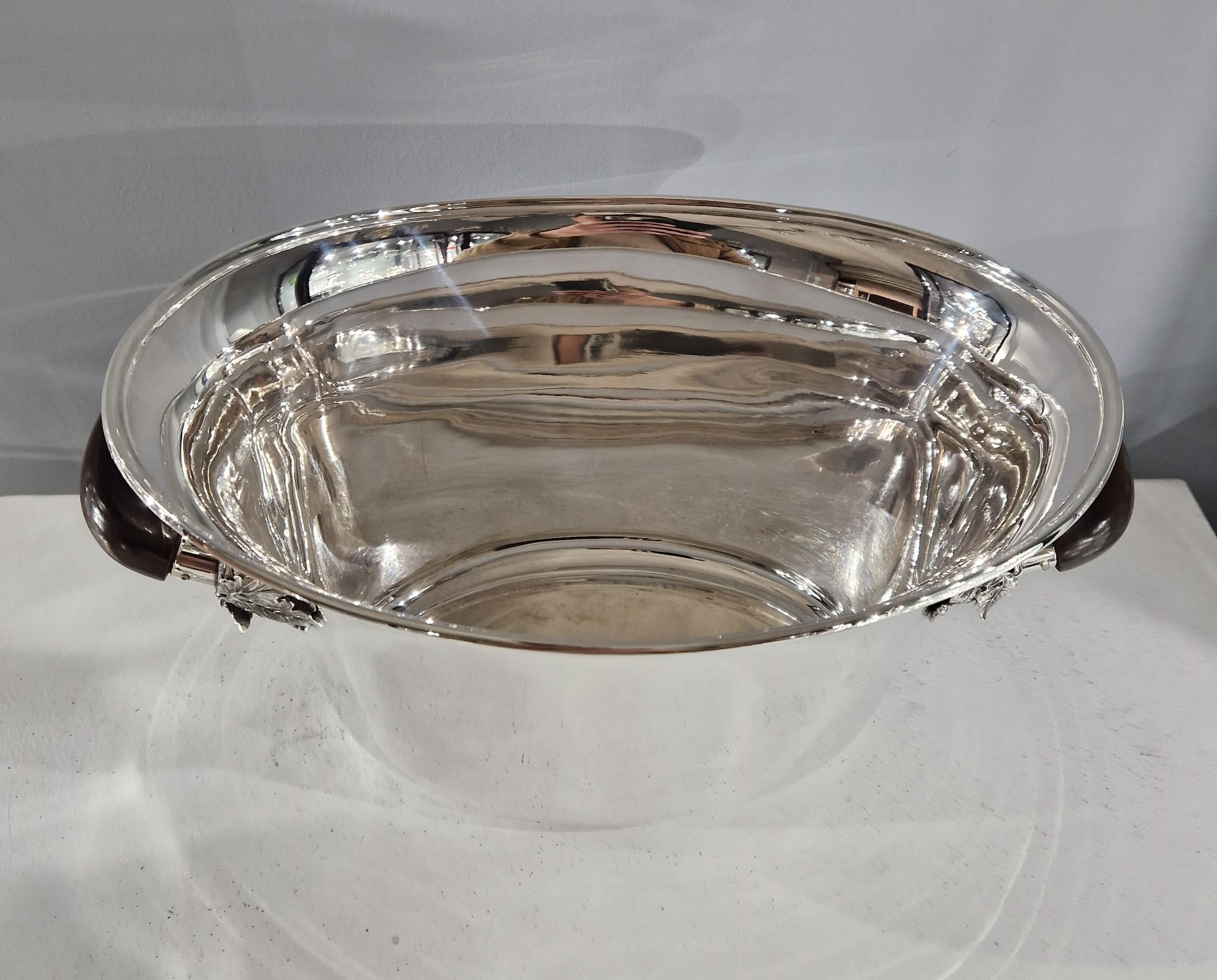 Secchiello per champagne in argento Sterling per raffreddare il vino In condizioni ottime in vendita a Saint-Ouen, FR