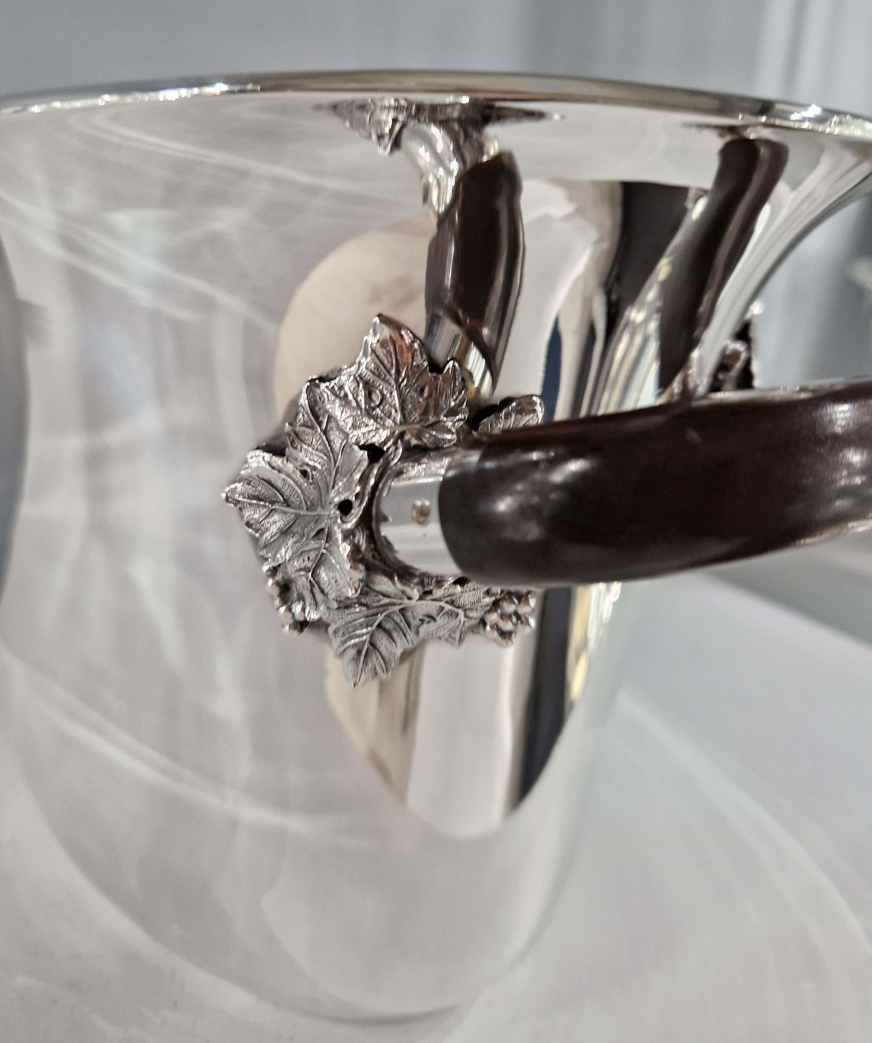 Secchiello per champagne in argento Sterling per raffreddare il vino in vendita 2