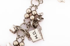 Sterling Silver Charm Collection Bracelet c. 1952