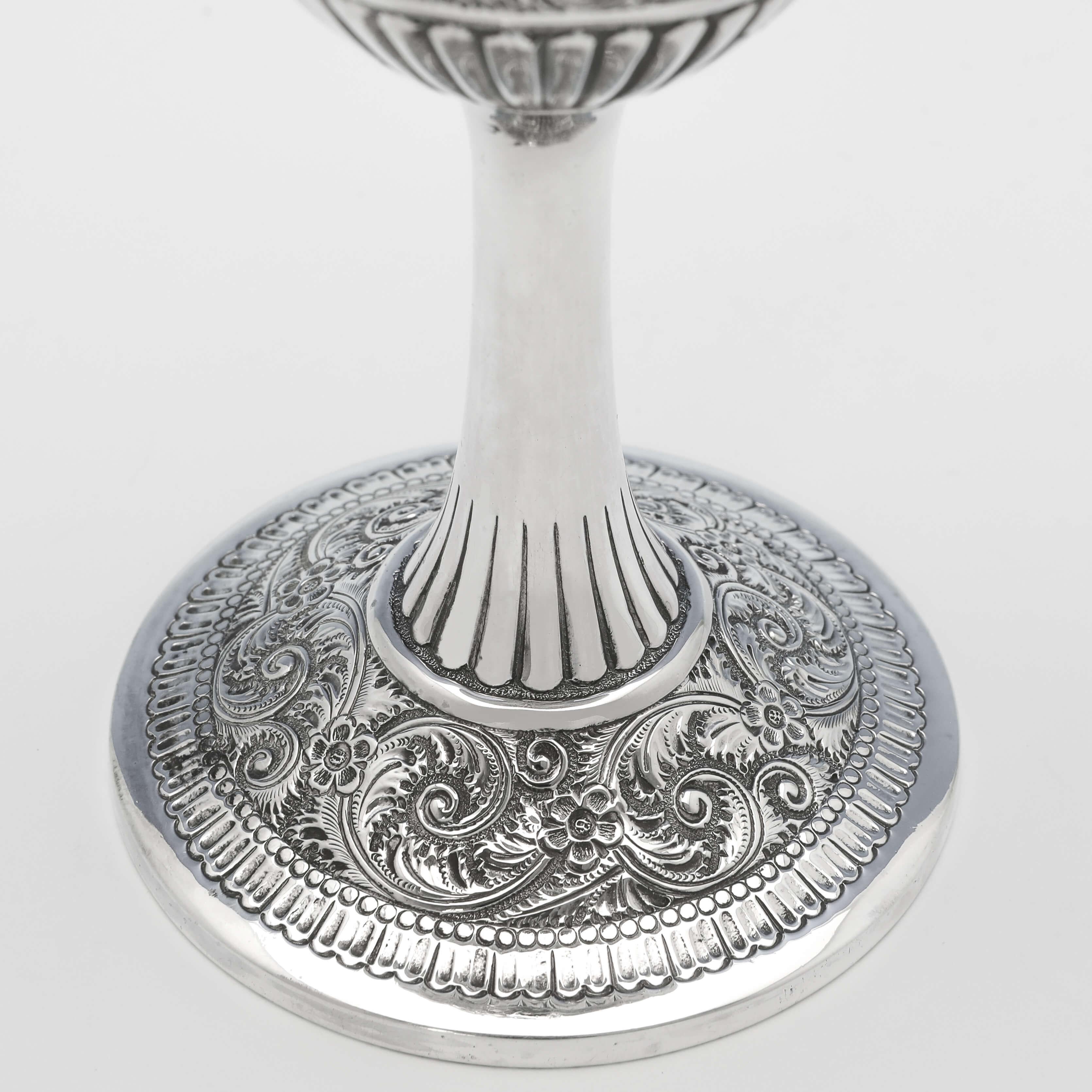 19th Century Victorian Antique Sterling Silver Goblet from 1881 In Good Condition In London, London