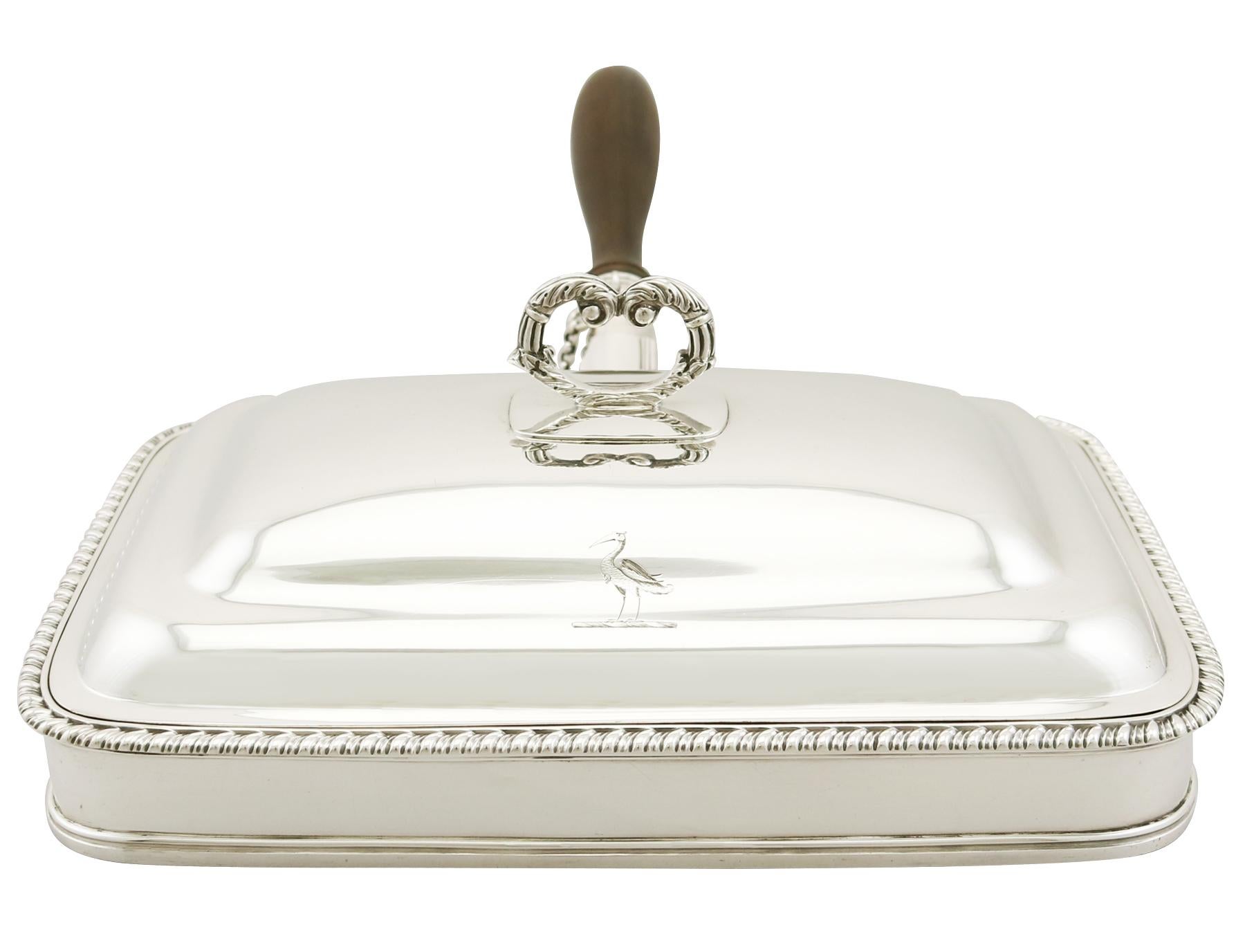 Antique George IV Sterling Silver Cheese Toaster Dish 1820 In Excellent Condition In Jesmond, Newcastle Upon Tyne