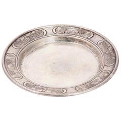 Sterling Silver Child's Bunny Plate