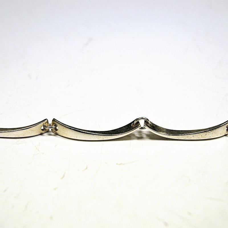 Finnish Sterling Silver Choker Necklace by Jaana Toppila-Ikalainen 1998 Finland For Sale