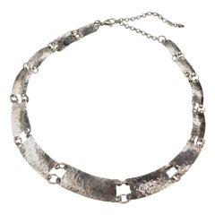 Sterling Silver, Choker, Piastrine, Handmade, Italy