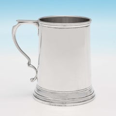 Art Deco Period Sterling Silver Christening Mug Hallmarked 1931 David Fullerton