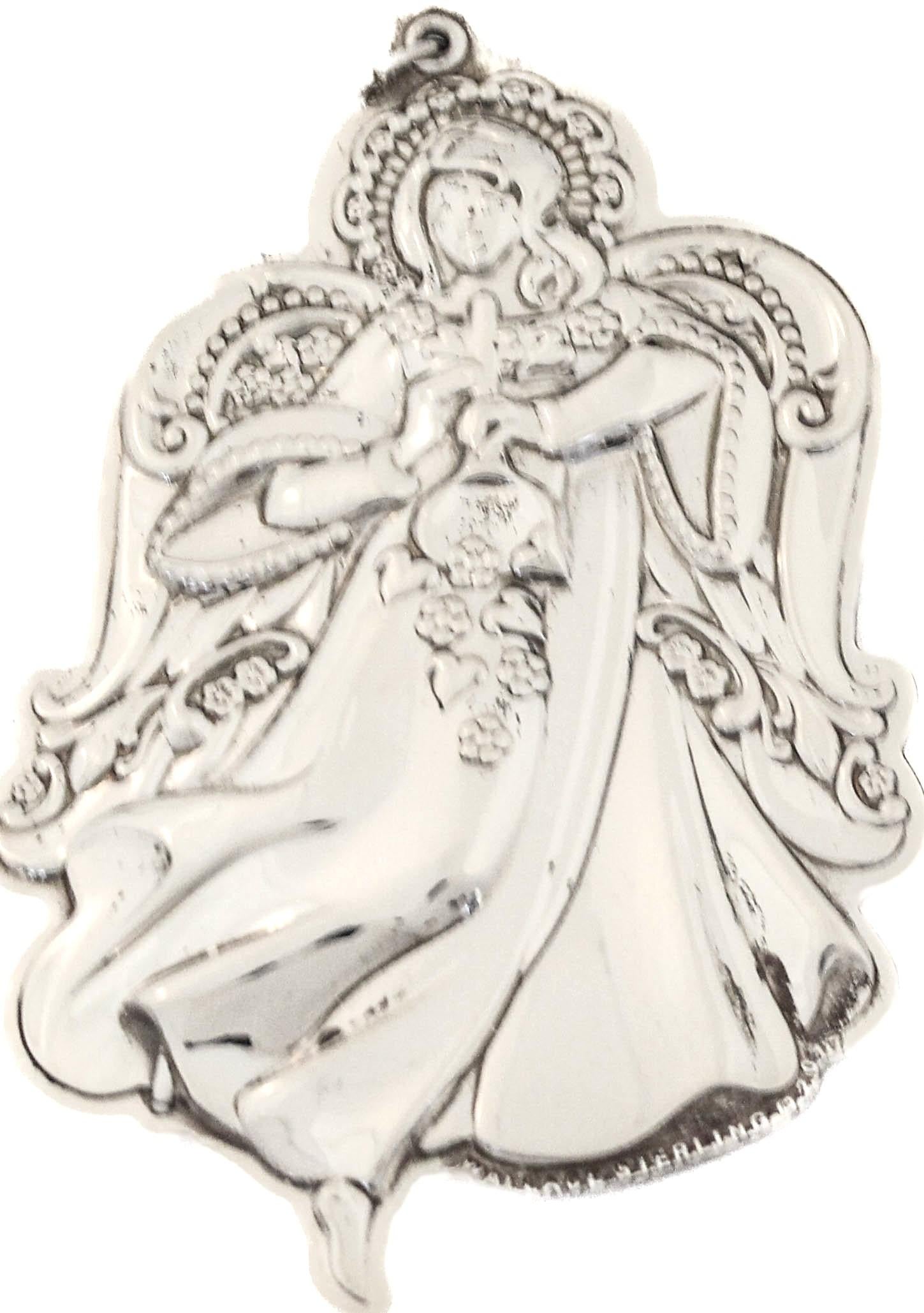 American Sterling Silver Christmas Ornament For Sale