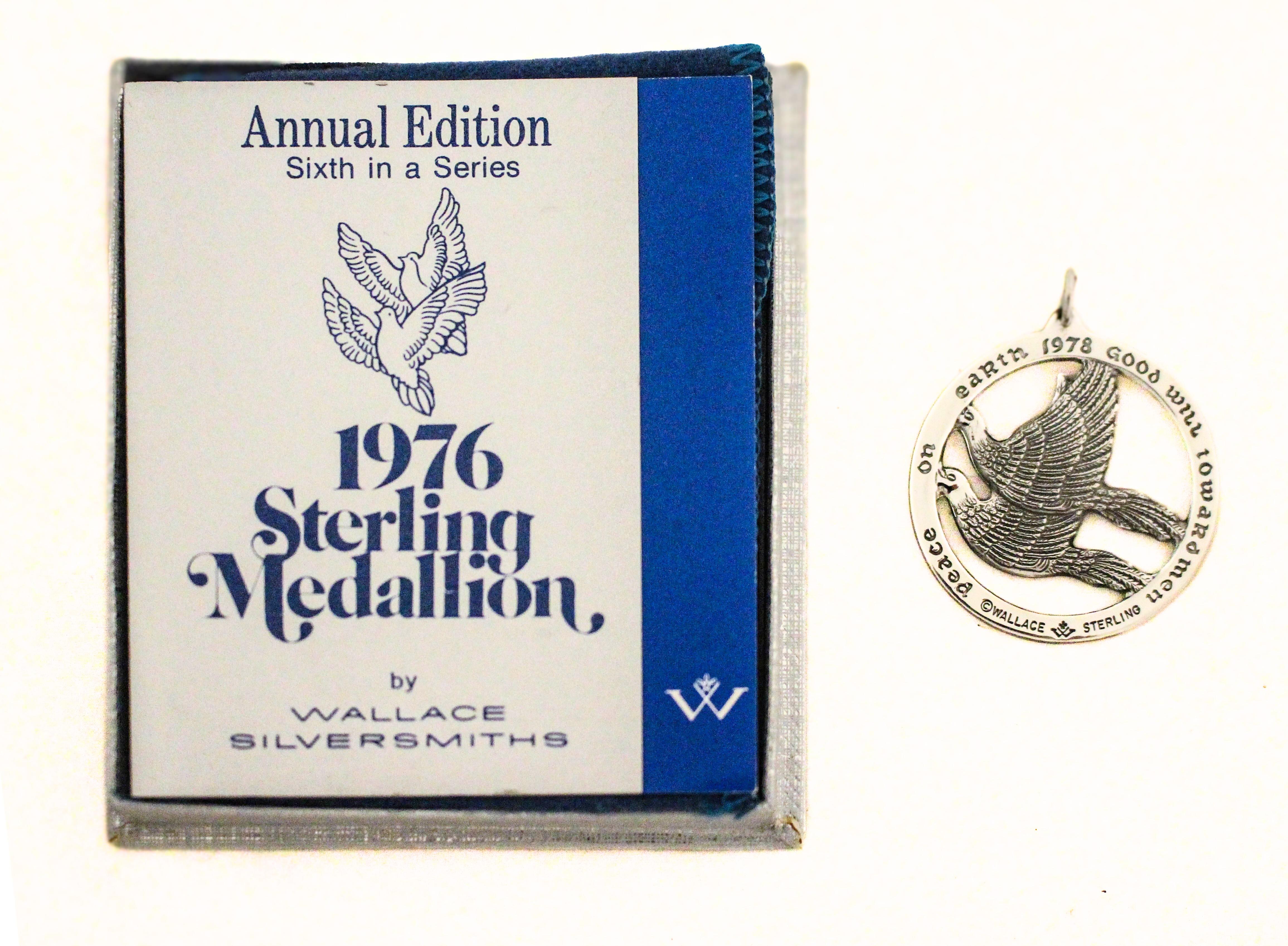 Americano Ornamento natalizio in argento sterling in vendita