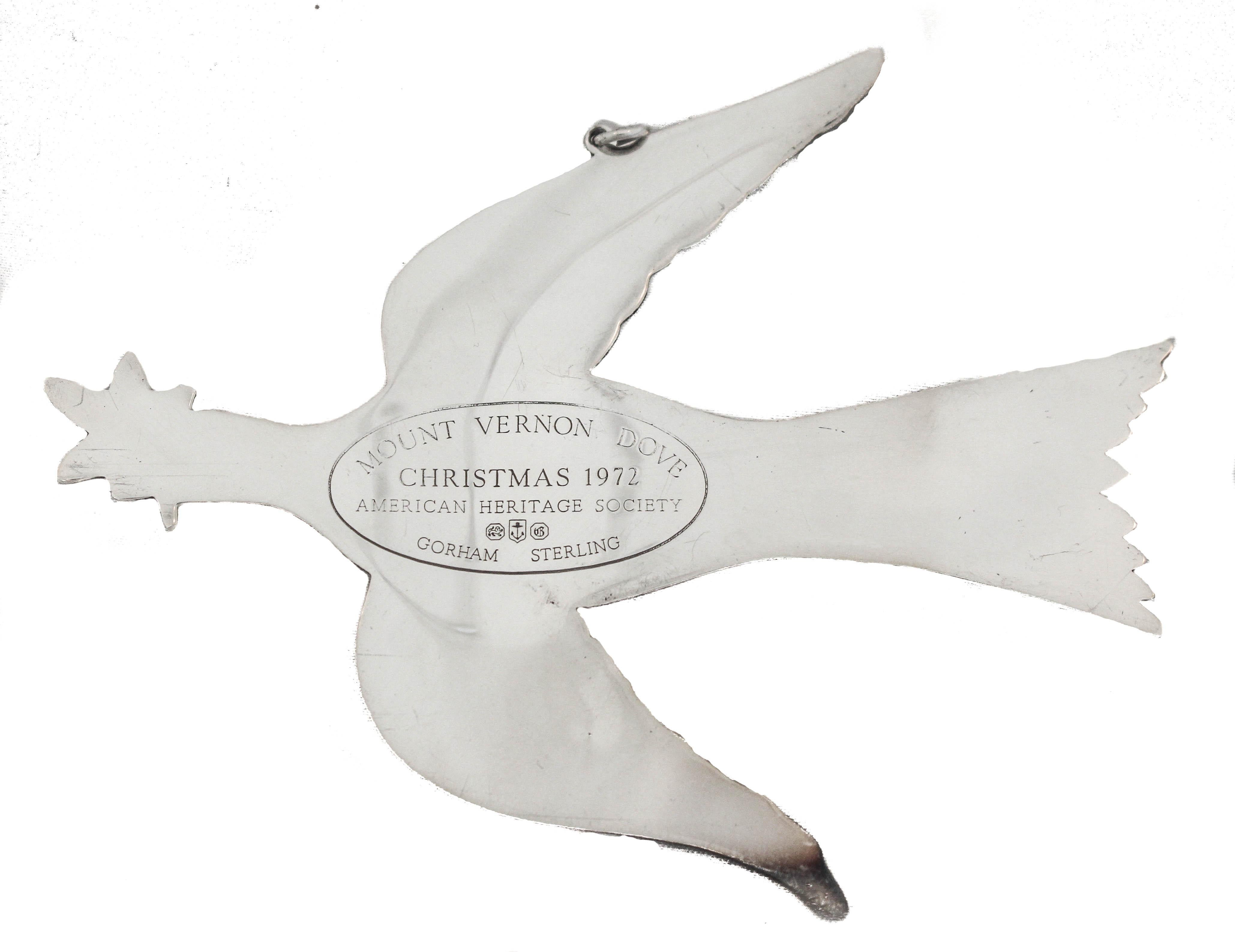 Sterling Silver Christmas Ornament In Excellent Condition For Sale In Brooklyn, NY