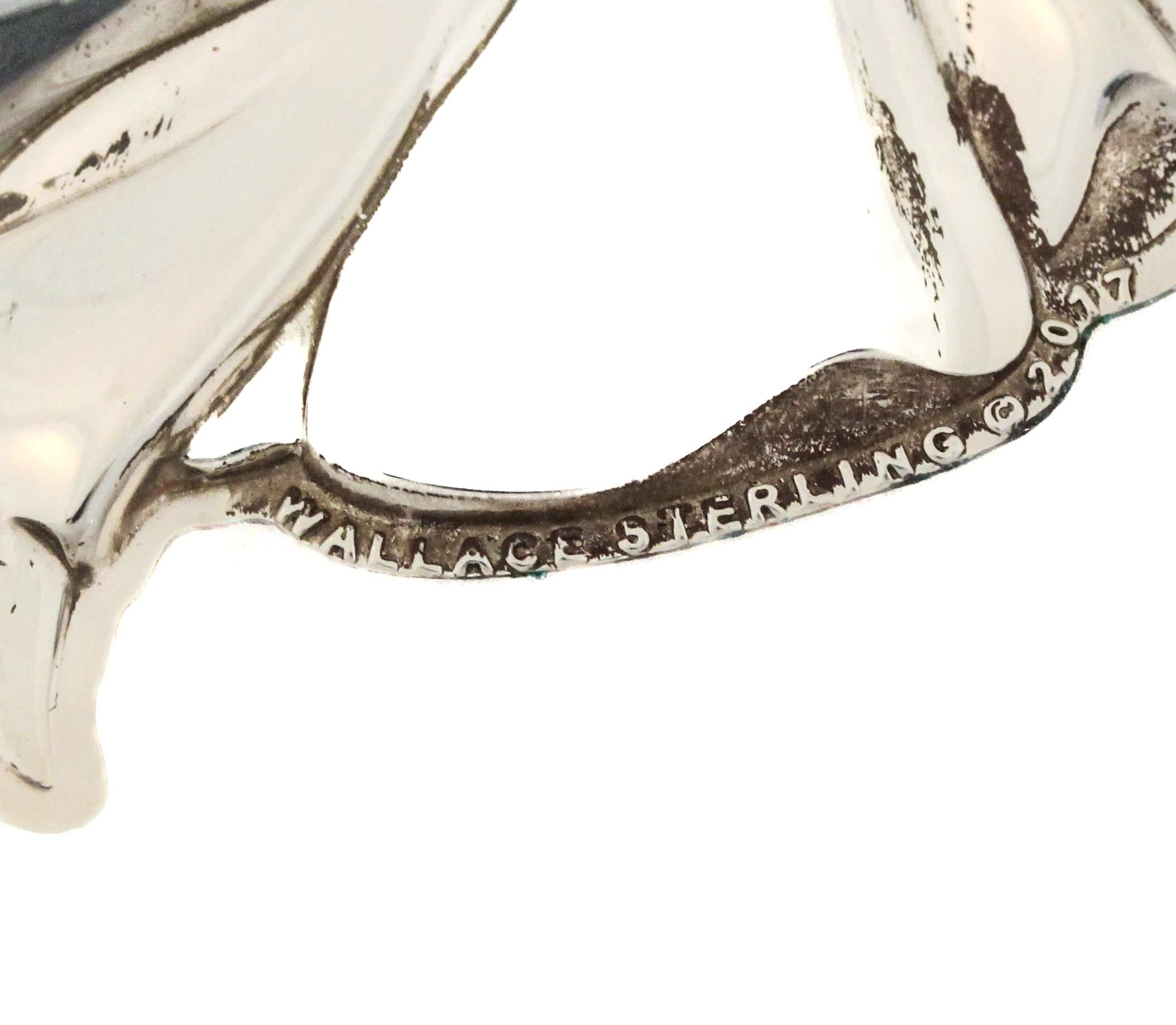 Sterling Silver Christmas Ornament In Excellent Condition For Sale In Brooklyn, NY
