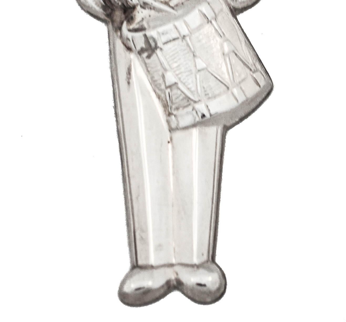 Late 20th Century Sterling Silver Christmas Ornament  For Sale