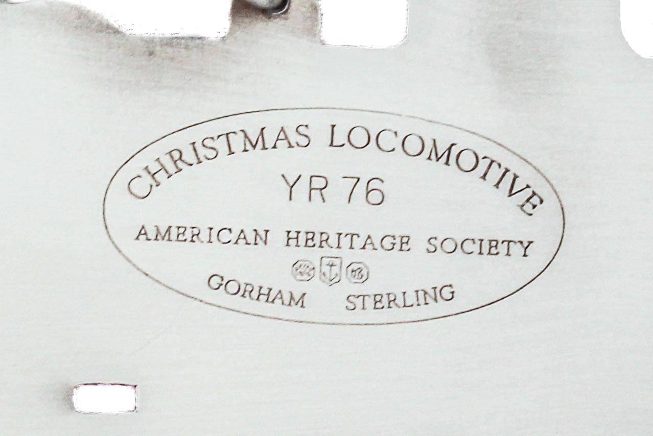 Late 20th Century Sterling Silver Christmas Ornament 