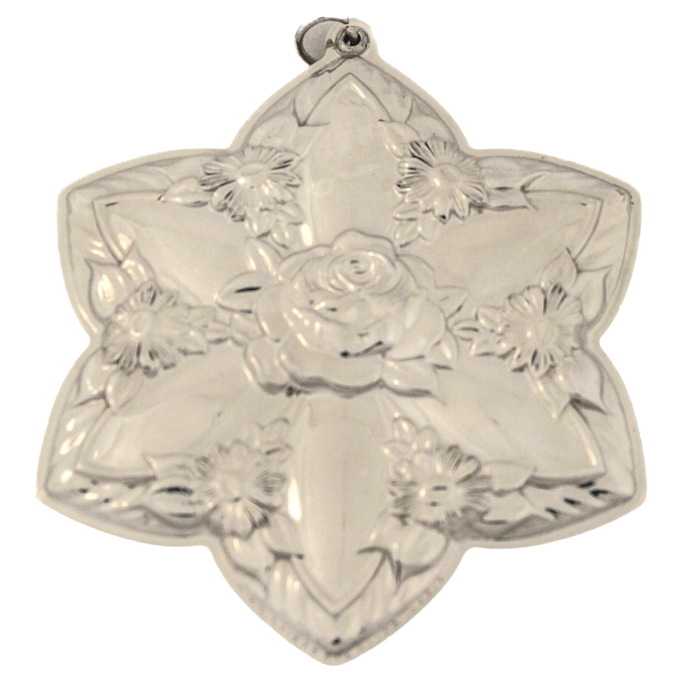 Sterling Silver Christmas Ornament For Sale