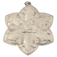 Ornamento natalizio in argento sterling