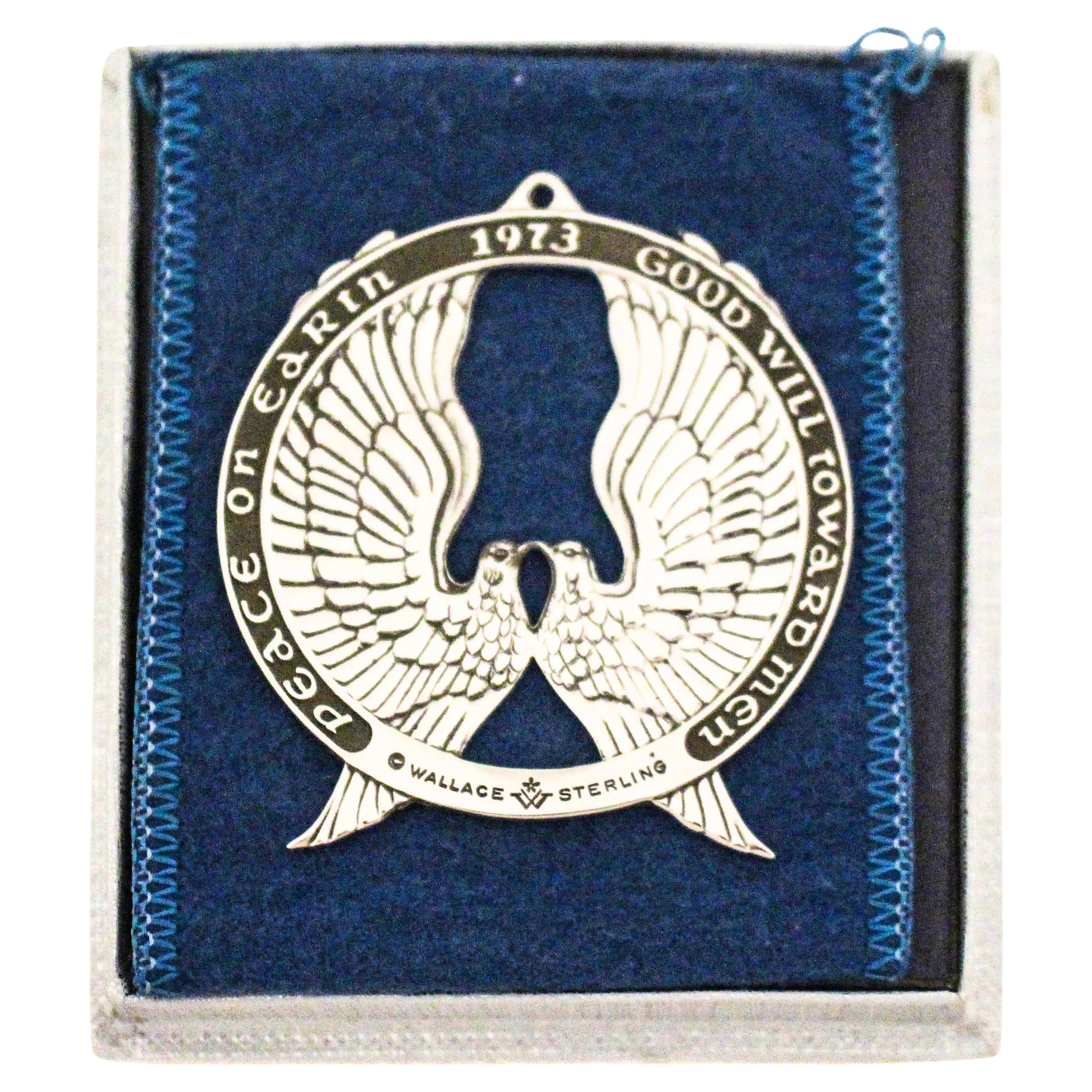 Ornamento natalizio in argento sterling