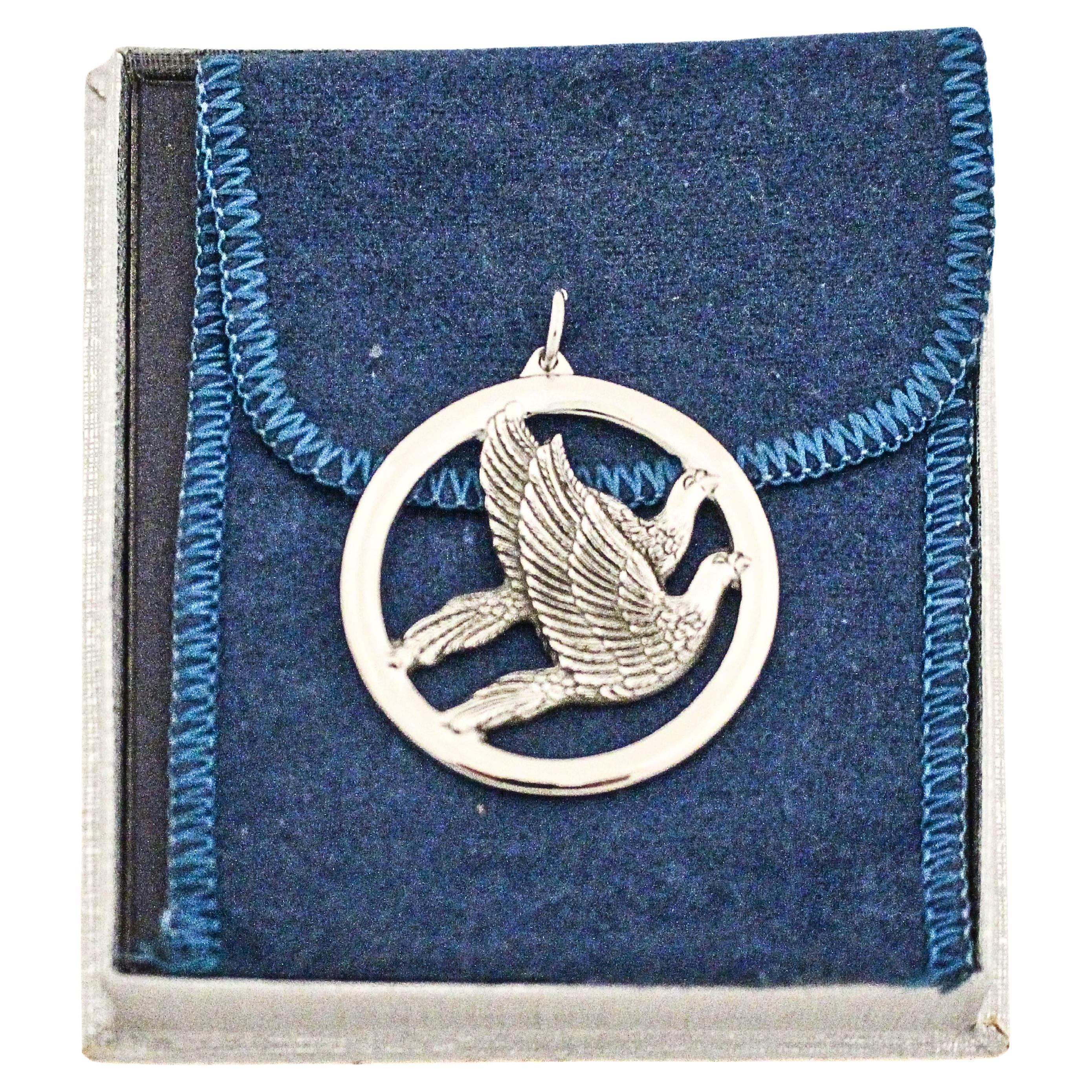 Ornamento natalizio in argento sterling