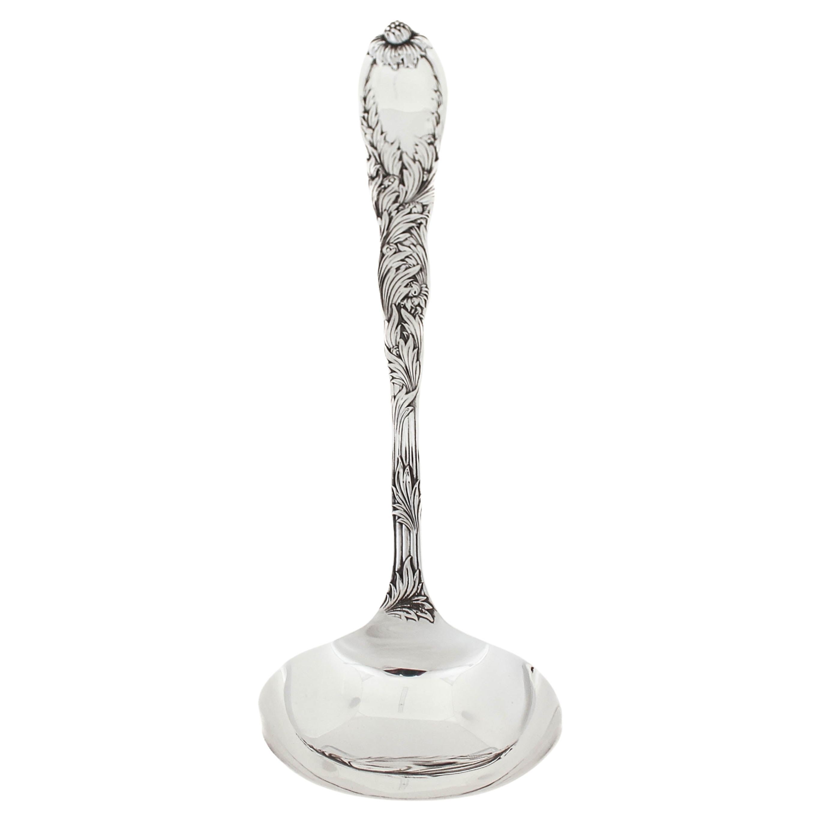 Sterling Silver “Chrysanthemum” Ladle  For Sale