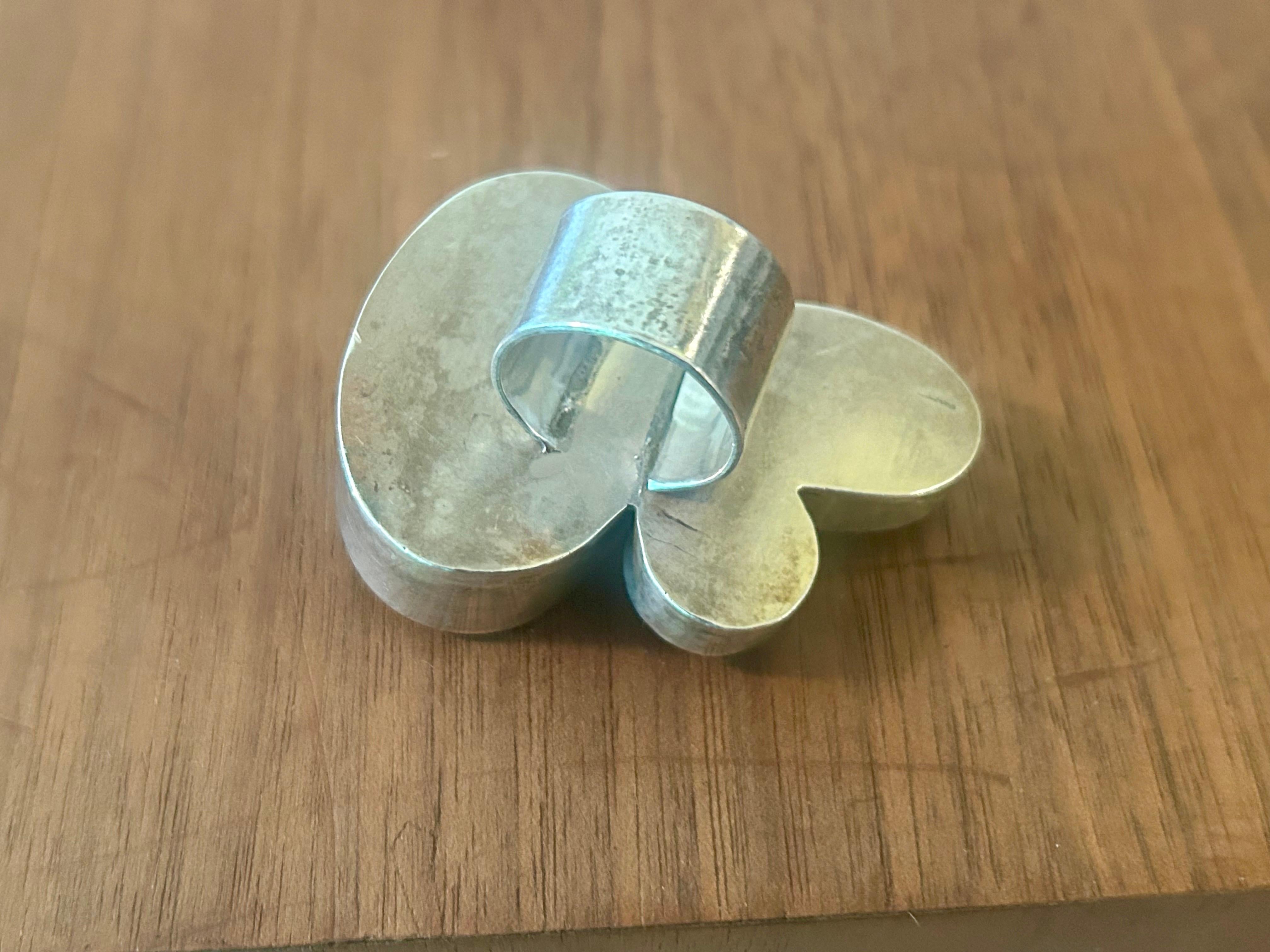 Anello in argento 925 Gioielli artigianali Heidi Abrahamson 2015 in vendita 8