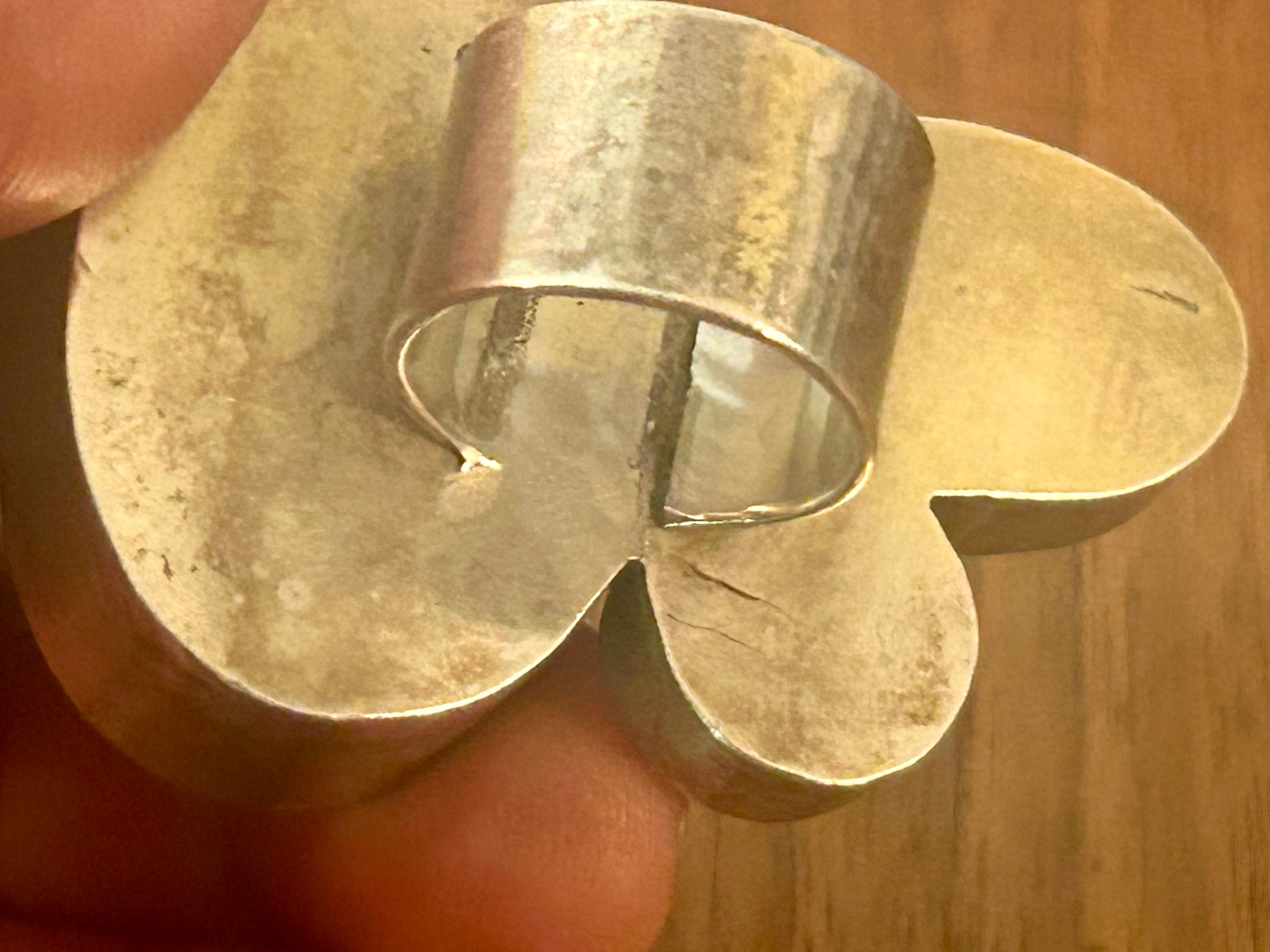 Anello in argento 925 Gioielli artigianali Heidi Abrahamson 2015 in vendita 9