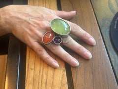 Sterling Silver Chunky Ring Heidi Abrahamson 2015